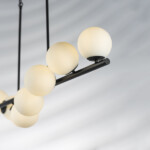 в наличии 815187 Люстра CROCO 8х40W E14 ЧЕРНЫЙ МАТОВЫЙ - купить в интернет-магазине Светильники Торг