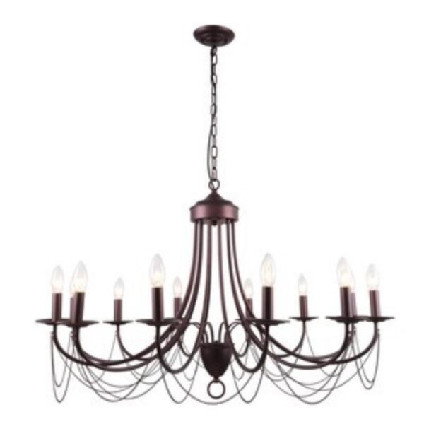 2590-12P, подвесная люстра, D960xH580/2080, 12xE14x40W, excluded