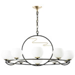 в наличии 762117 Люстра ENNA 11х40W E14 ЧЕРНЫЙ/ЗОЛОТО - купить в интернет-магазине Светильники Торг