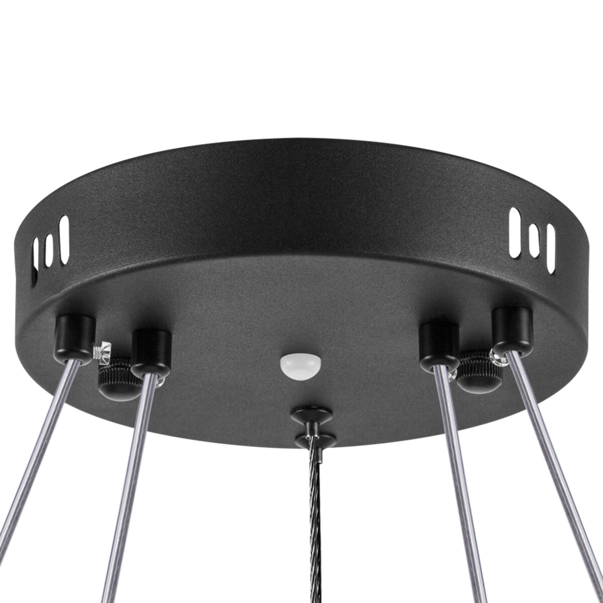 в наличии 736427 Люстра ROTONDA 165W LED 5040LM 120G ЧЕРНЫЙ 3000-6000K - купить в интернет-магазине Светильники Торг