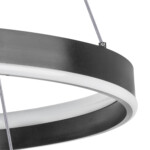 в наличии 736427 Люстра ROTONDA 165W LED 5040LM 120G ЧЕРНЫЙ 3000-6000K - купить в интернет-магазине Светильники Торг