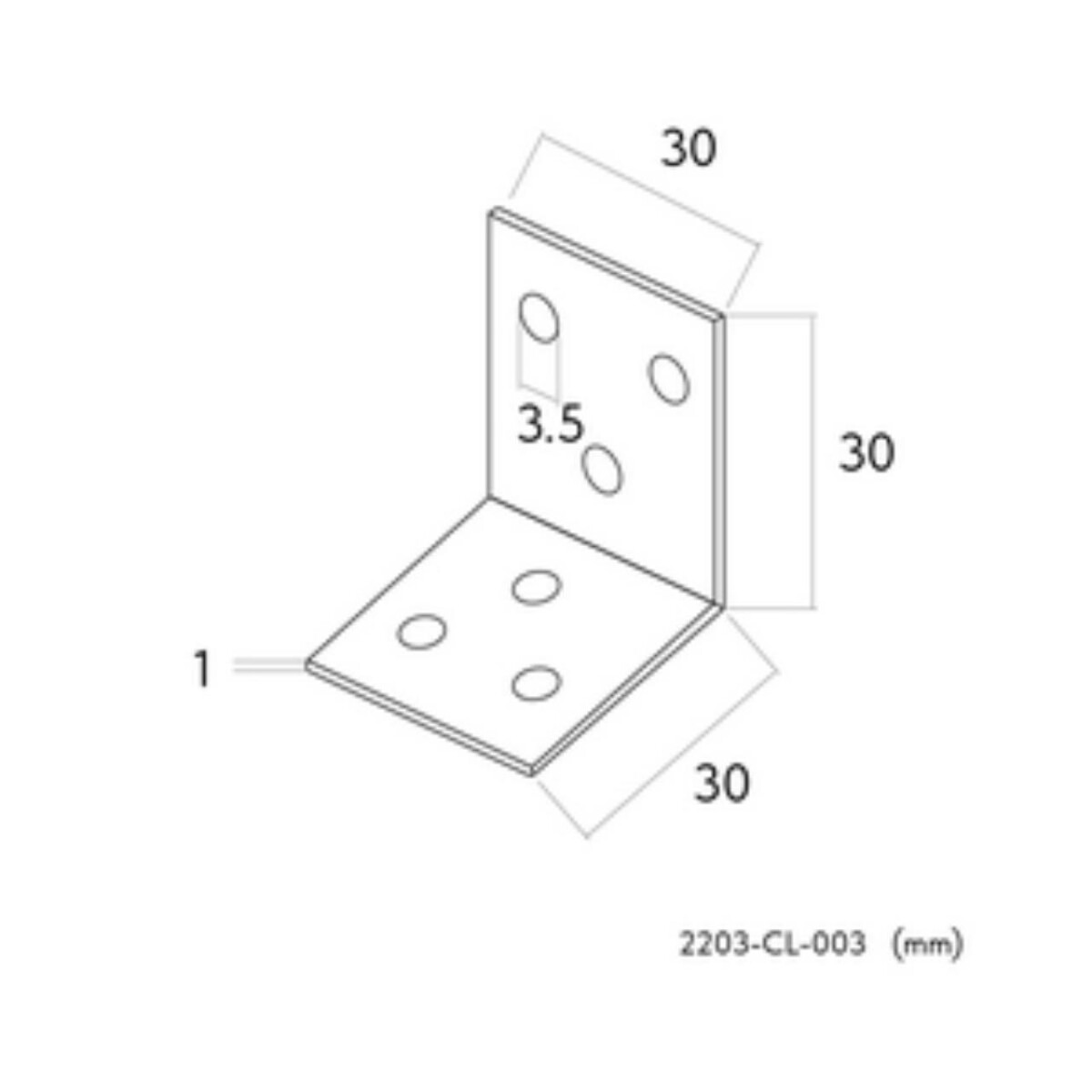 2203-CL-003, коннектор, L30xW30xH30 — изображение 1