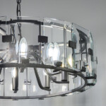 в наличии 713287 Люстра NOVARA 8x40W E14 ЧЕРНЫЙ МАТОВЫЙ - купить в интернет-магазине Светильники Торг