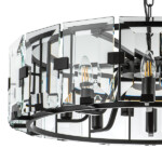 в наличии 713287 Люстра NOVARA 8x40W E14 ЧЕРНЫЙ МАТОВЫЙ - купить в интернет-магазине Светильники Торг