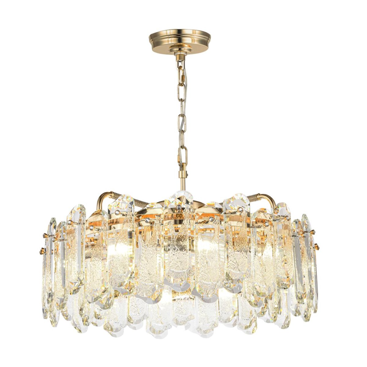 5069/10 HALL ODL24 603 золото/прозрачный/металл/хрусталь Люстра E14 10*40W BULLON — изображение 2