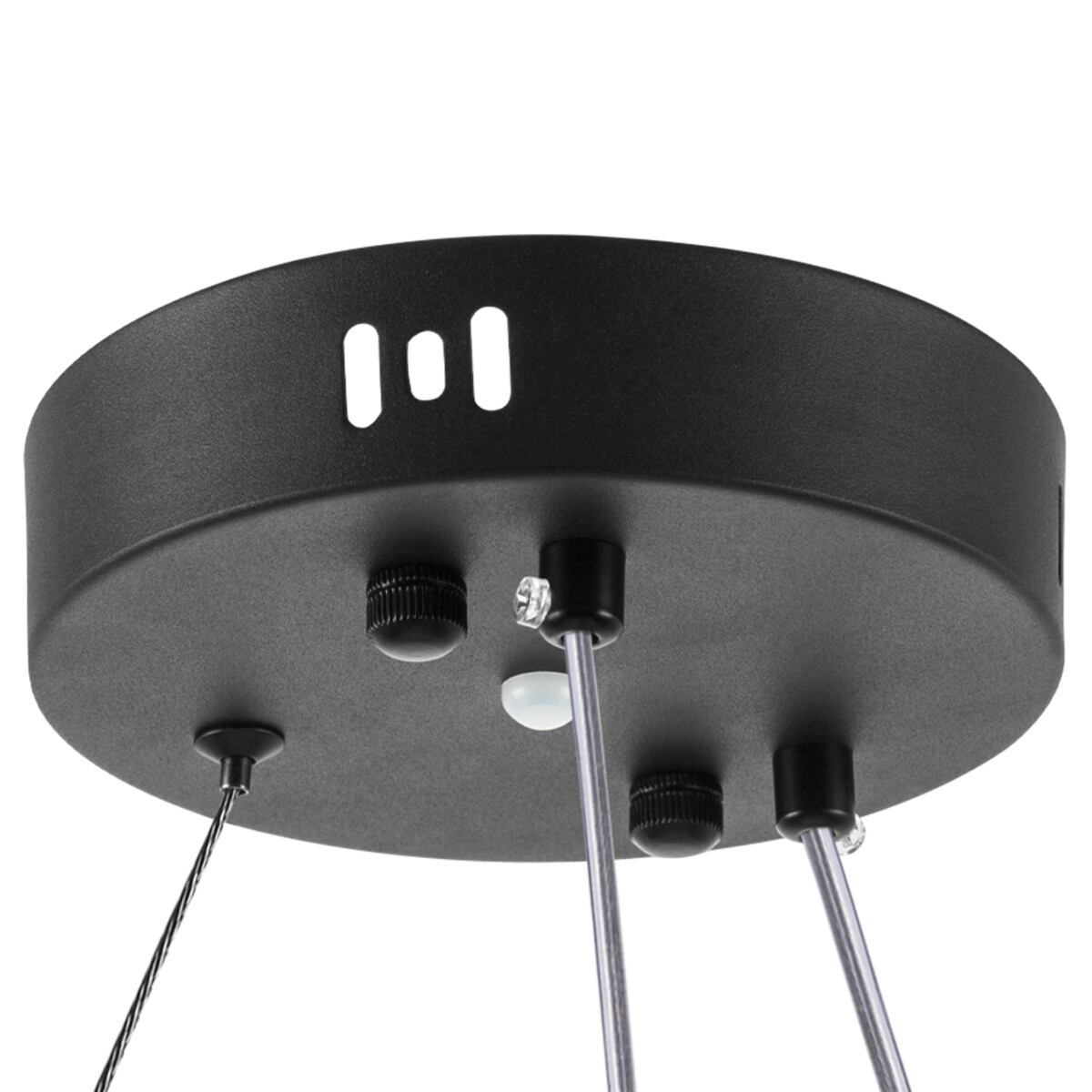 в наличии 736407 Люстра ROTONDA 91W LED 2976LM 120G ЧЕРНЫЙ 3000-6000K - купить в интернет-магазине Светильники Торг