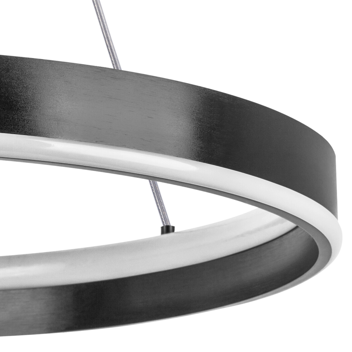 в наличии 736407 Люстра ROTONDA 91W LED 2976LM 120G ЧЕРНЫЙ 3000-6000K - купить в интернет-магазине Светильники Торг