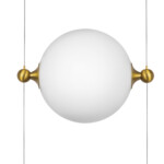 в наличии 815501 Люстра DAFNE LED 5x8.5W ЛАТУНЬ 3000K - купить в интернет-магазине Светильники Торг