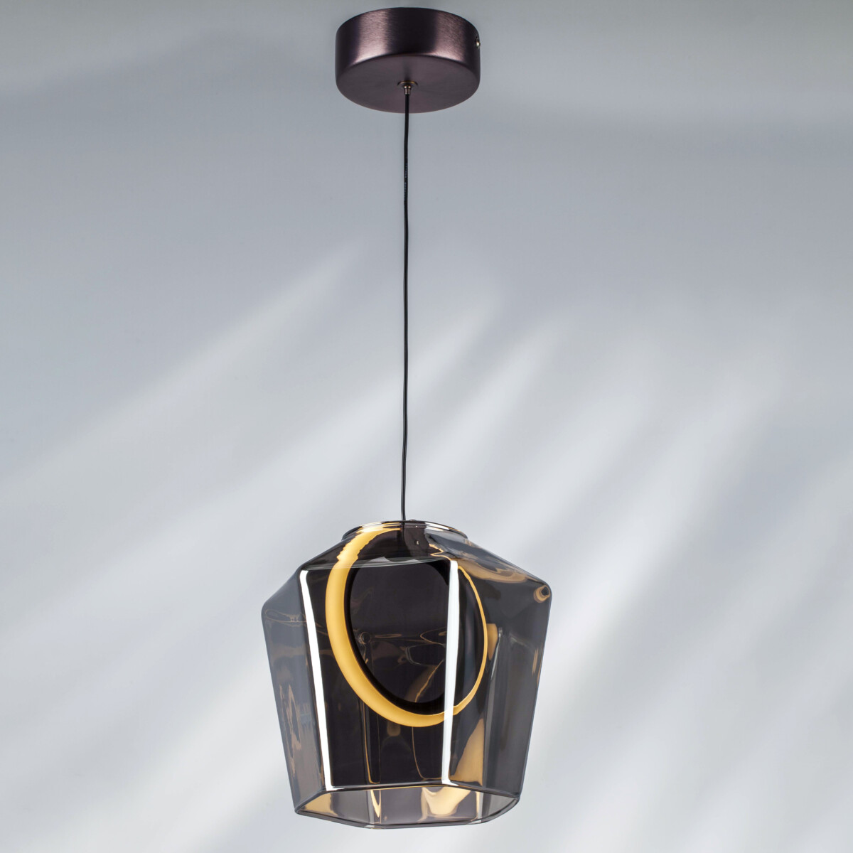 в наличии 796118 Люстра CARAMELLO LED 6W 110LM КОФЕЙНЫЙ/ПЕПЕЛЬНЫЙ 3000K - купить в интернет-магазине Светильники Торг