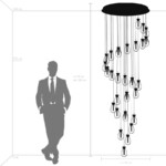 в наличии 805289 Люстра COLORE LED 28х4W 5600LM КОФЕЙНЫЙ/МУЛЬТИКОЛОР 3000K - купить в интернет-магазине Светильники Торг