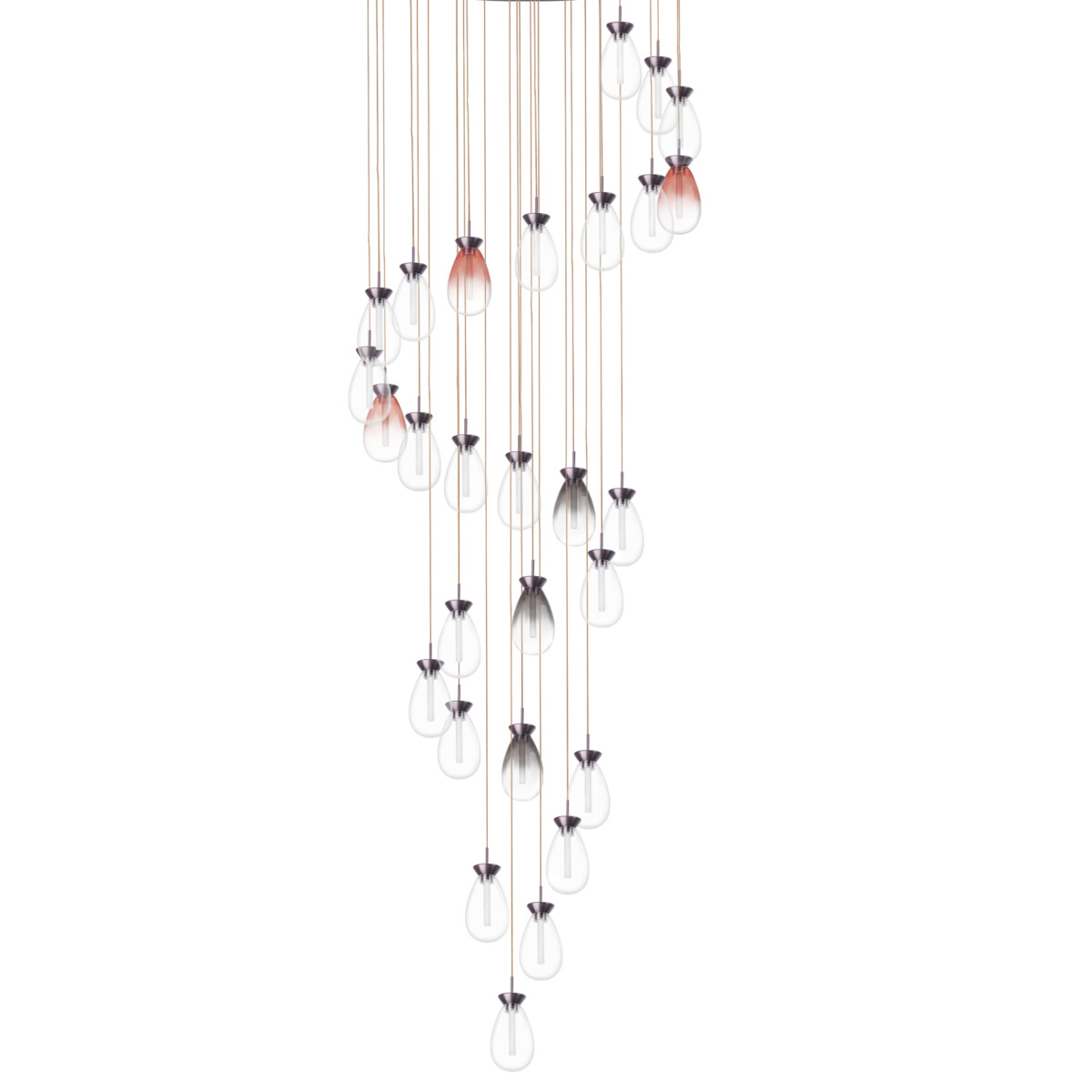 в наличии 805289 Люстра COLORE LED 28х4W 5600LM КОФЕЙНЫЙ/МУЛЬТИКОЛОР 3000K - купить в интернет-магазине Светильники Торг