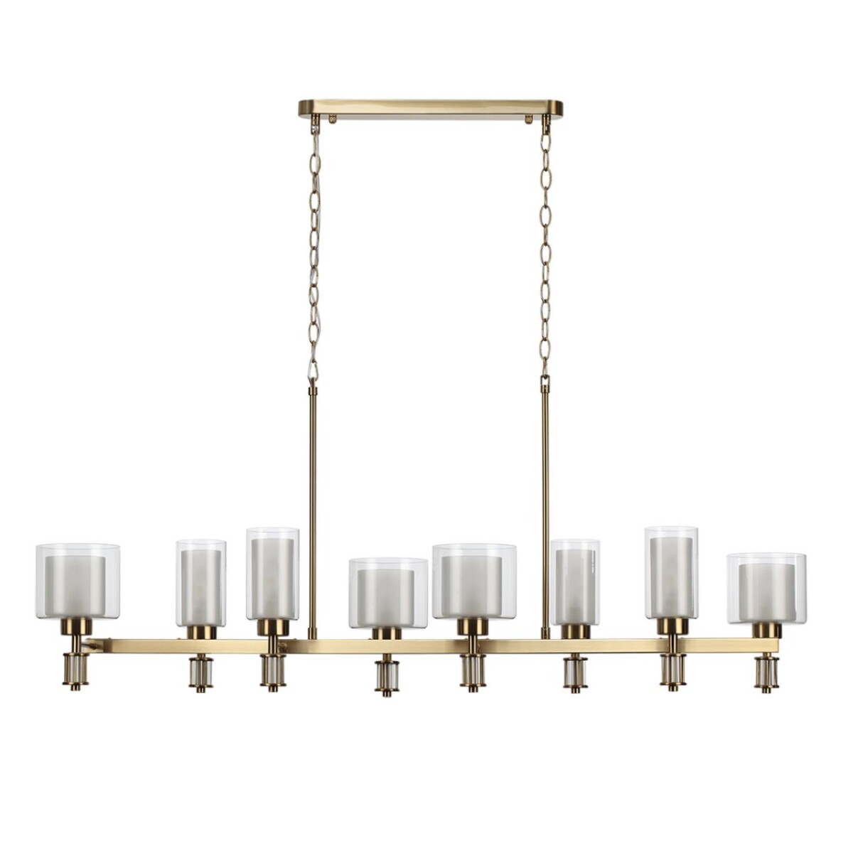 5088/8A CLASSIC ODL25 635 античная бронза/стекло Люстра E14 8*40W SAGA — изображение 1