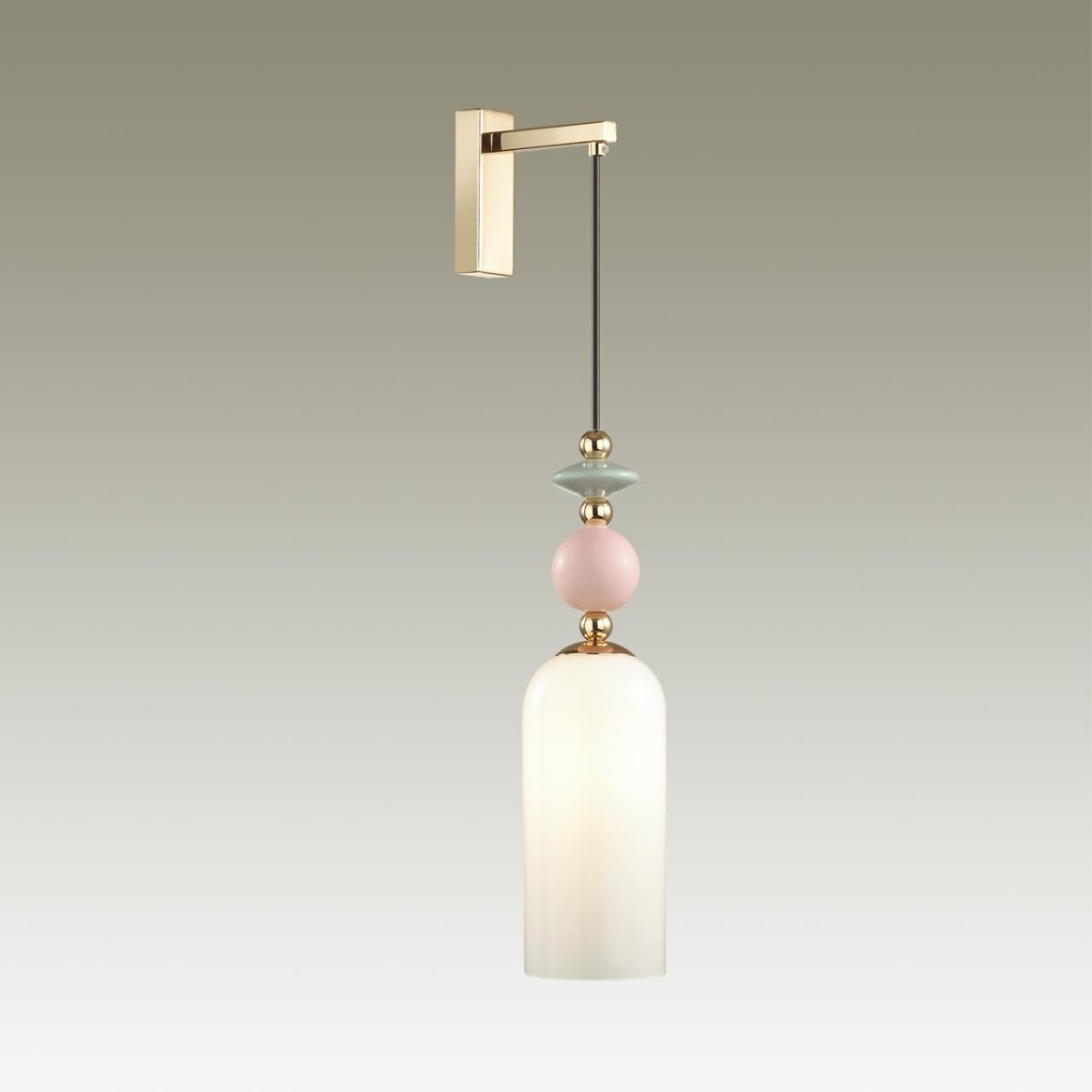 4861/1WA CLASSIC ODL_EX21 129 золото/разноцветн./керамика/стекло Бра E14 1*40W CANDY — изображение 5