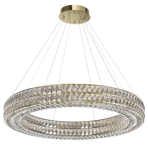 4926/98L L-VISION ODL24 581 золото/металл/хрусталь Люстра LED 98W 4000K 5850Лм PANTA