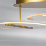 в наличии 738053 Люстра ACRILE 33W LED 2691LM 120G ЗОЛОТО 3000K - купить в интернет-магазине Светильники Торг