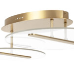в наличии 738053 Люстра ACRILE 33W LED 2691LM 120G ЗОЛОТО 3000K - купить в интернет-магазине Светильники Торг