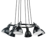 в наличии 761167 Люстра ACROBATA 6х40W E14 ЧЕРНЫЙ - купить в интернет-магазине Светильники Торг