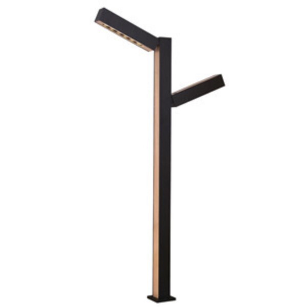 4388-2F, уличный светильник, L490xW100xH910, LEDx12W, 1050LM, 3000K, IP54, included