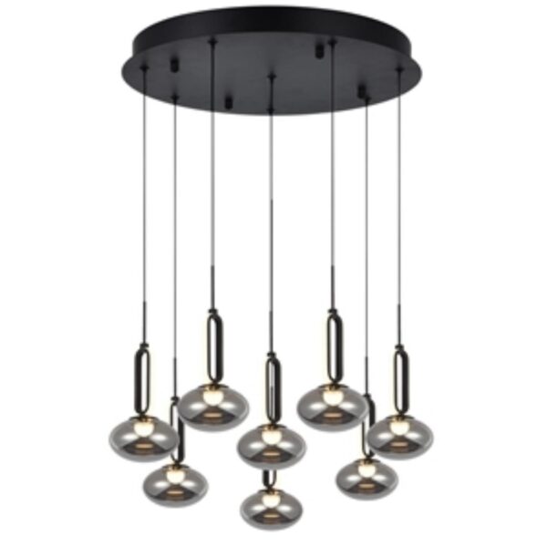 4284-8P, подвесная люстра, D520xH2000, 8xLEDx9W, 3600LM, 4000K, included