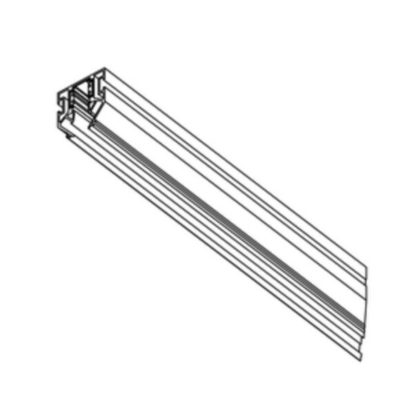 1014-TB-200, профиль под натяжной потолок (шинопровод), 2М, серия Logica