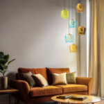 в наличии 796169 Люстра CARAMELLO LED 6х6W 700LM КОФЕЙНЫЙ/МУЛЬТИКОЛОР 3000K - купить в интернет-магазине Светильники Торг