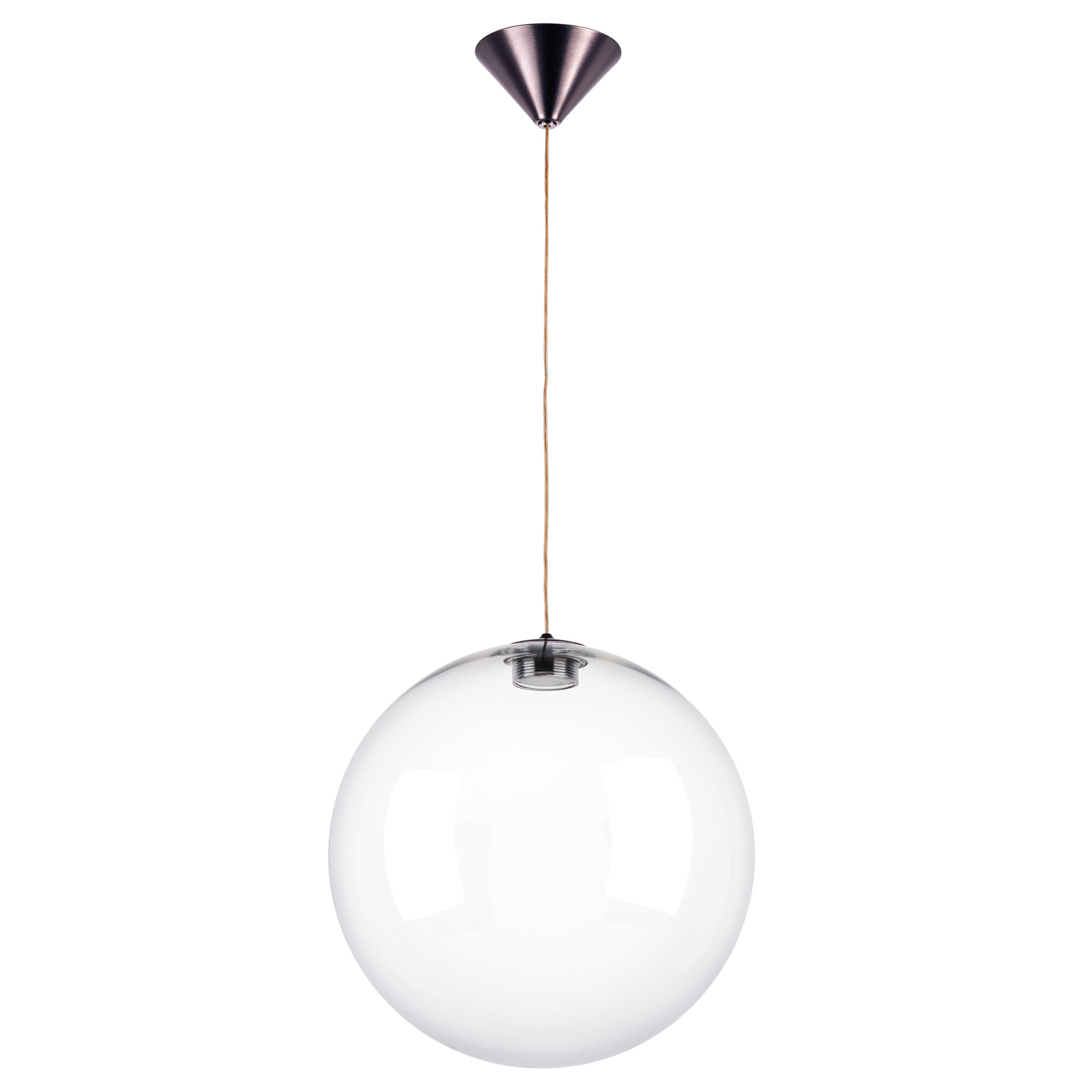 в наличии 801020 Люстра SFERETTA LED 1х3W 145LM КОФЕЙНЫЙ/ПРОЗРАЧНЫЙ 3000K - купить в интернет-магазине Светильники Торг