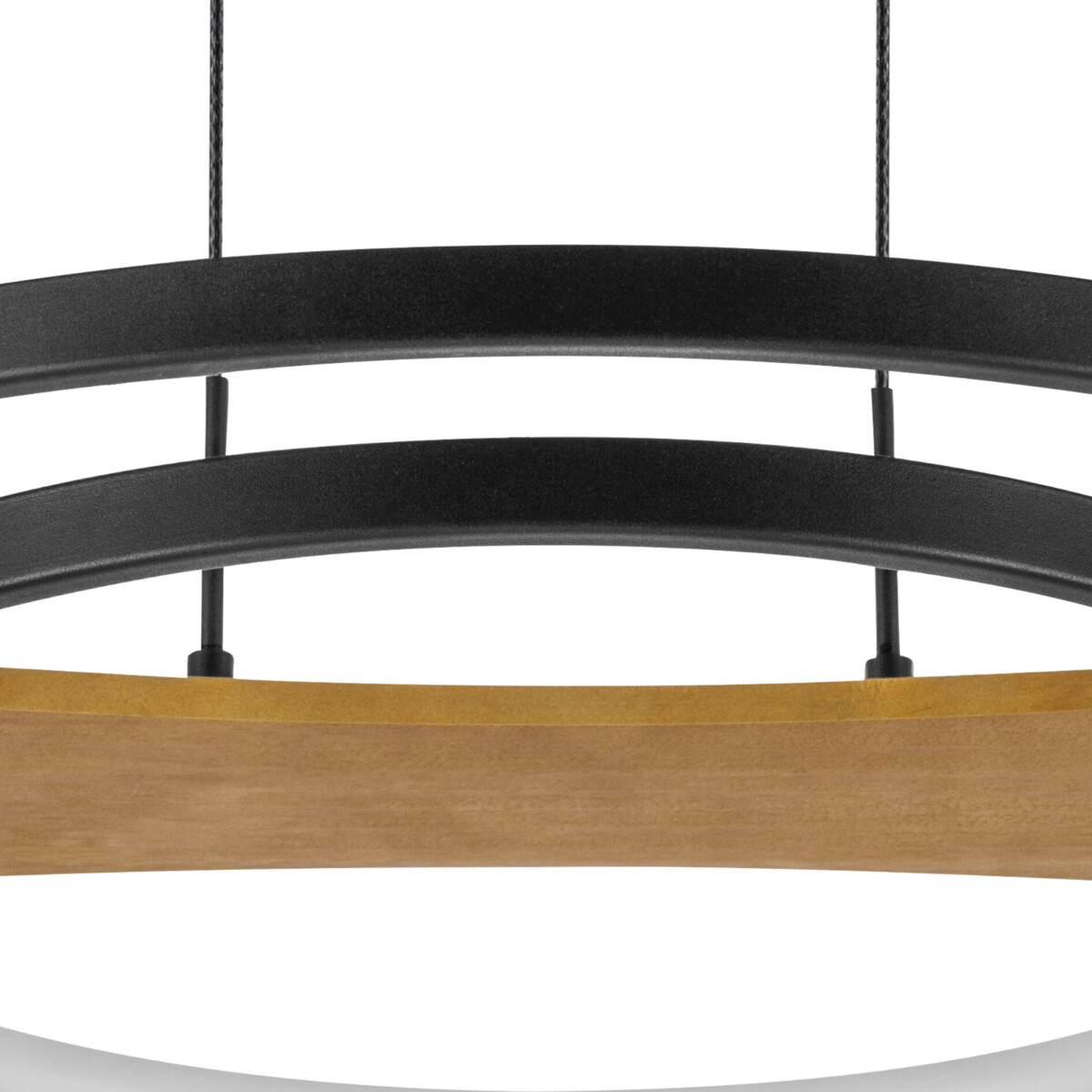 в наличии 723227 Люстра LODI LED 43W 3440LM ЕРНЫЙ/ДЕРЕВО 3000K - купить в интернет-магазине Светильники Торг