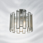 в наличии 712044 Люстра AGAVE 3х40W E27 СЕРЕБРО С ПАТИНОЙ/ПРОЗРАЧНЫЙ - купить в интернет-магазине Светильники Торг