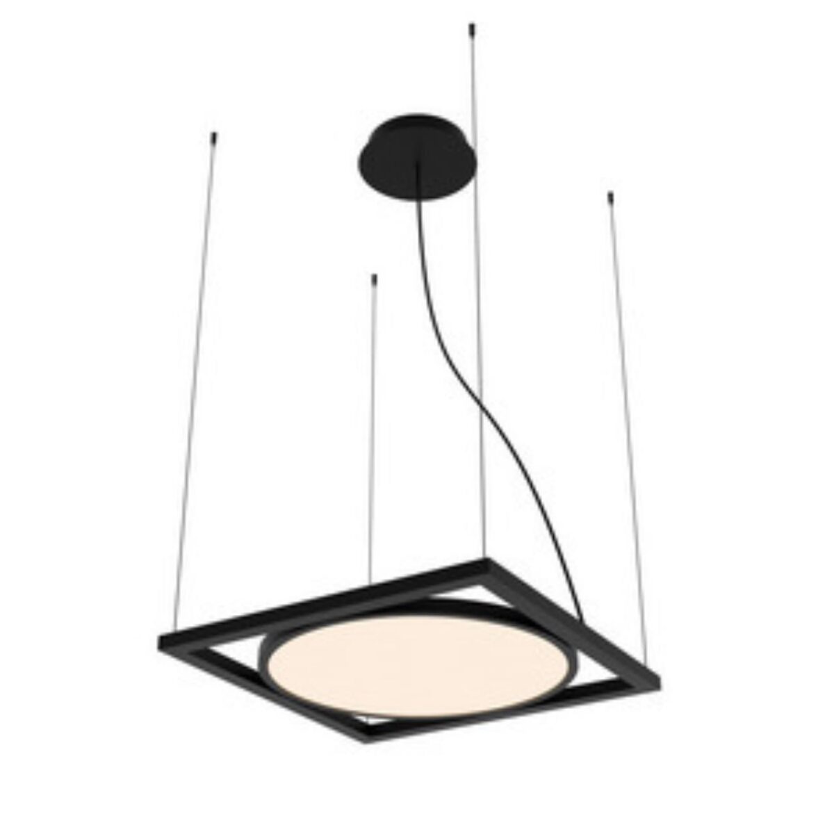 4637-1P, подвес, L460xW460xH500/1500, LEDx30W, 2625LM, 4000K, IP20, included — изображение 1