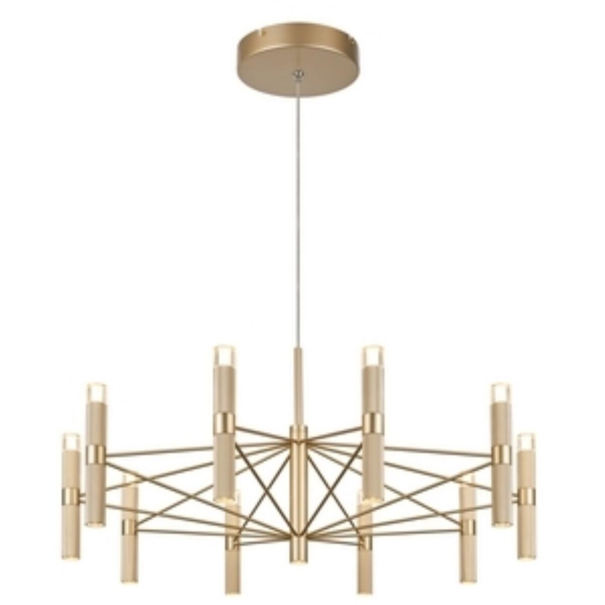 4759-10P, подвесная люстра, D800xH450/2435, 10xLEDx7W, 3900LM, 3000K, included — изображение 1