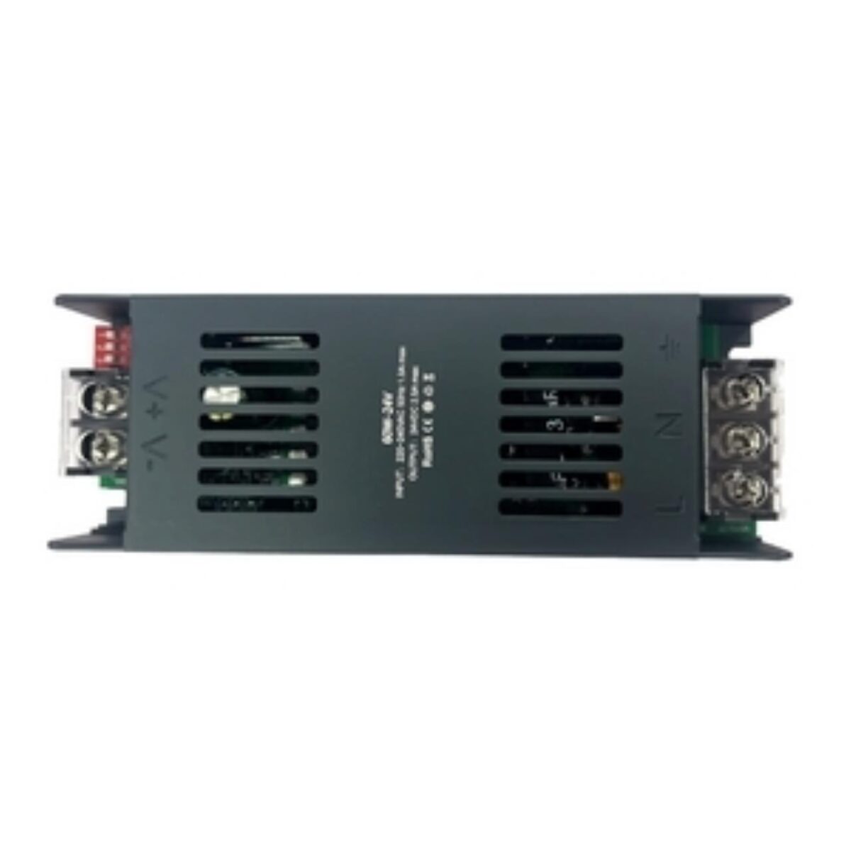 2002-DC-050, блок питания, L142xW48xH28, 60W, 24V — изображение 1