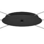 в наличии 757067 Люстра CONE 6х40W GU10 ЧЕРНЫЙ МАТОВ/ПРОЗРАЧНО-МАТОВЫЙ - купить в интернет-магазине Светильники Торг