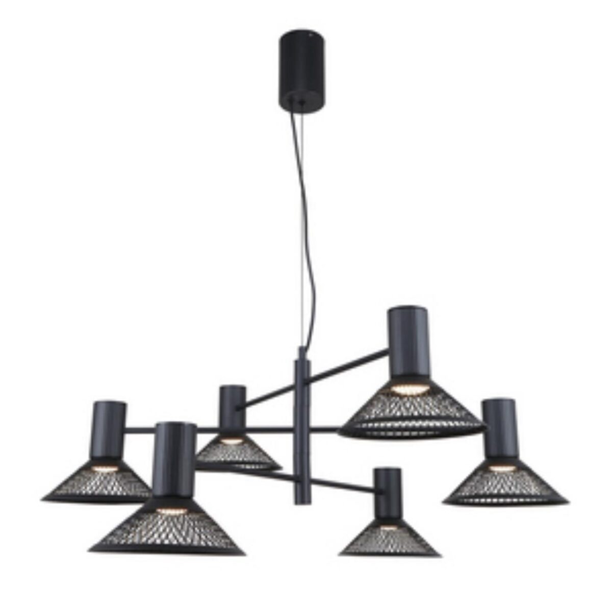 4623-6P, подвесная люстра, D770xH500/1400, 6xLEDx6W, 3960LM, 3000K, included — изображение 1