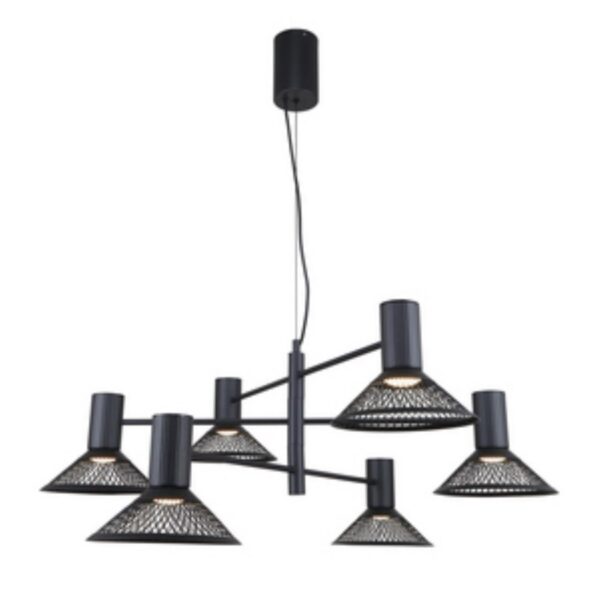 4623-6P, подвесная люстра, D770xH500/1400, 6xLEDx6W, 3960LM, 3000K, included