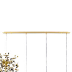 в наличии L4PL721132 Подвес четверной линейный EXTRA 4x3x5W(led) G9 (721132 - 4 + 572142 -1) ЗОЛОТО - купить в интернет-магазине Светильники Торг