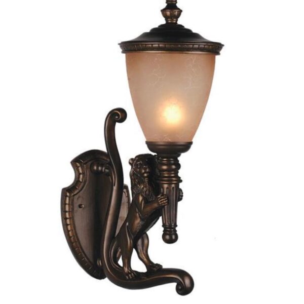 1337-1W, уличный светильник, D362xW235xH654, 1xE27x60W, IP44, excluded