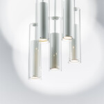 в наличии 756056 Люстра CILINO 5х40W GU10 БЕЛЫЙ МАТОВЫЙ - купить в интернет-магазине Светильники Торг