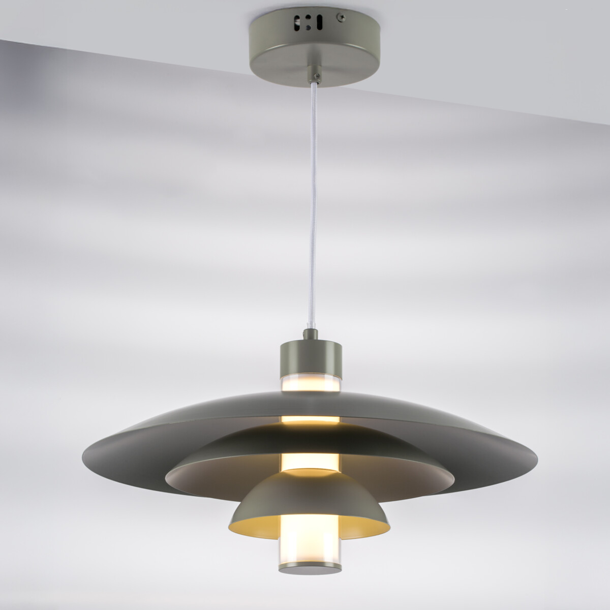 в наличии 799019 Люстра ERBAREO LED 8W 900LM СЕРЫЙ 3000K - купить в интернет-магазине Светильники Торг