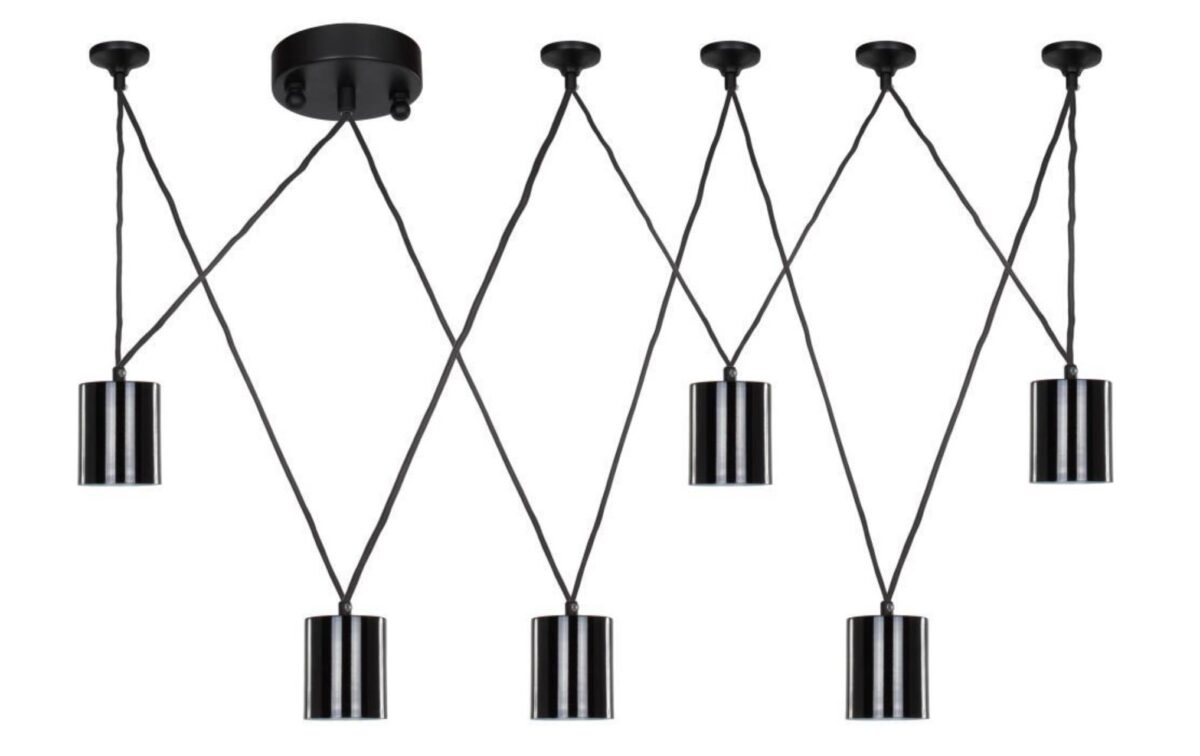 1441-6P, подвесная люстра, D500/1000xH1000, 6xGU10LEDx5W, 2400LM, 3000K, included — изображение 1