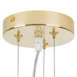 в наличии 758082 Люстра подв. DIAFANO 8х40W G9 ЗОЛОТО/БЕЛЫЙ - купить в интернет-магазине Светильники Торг