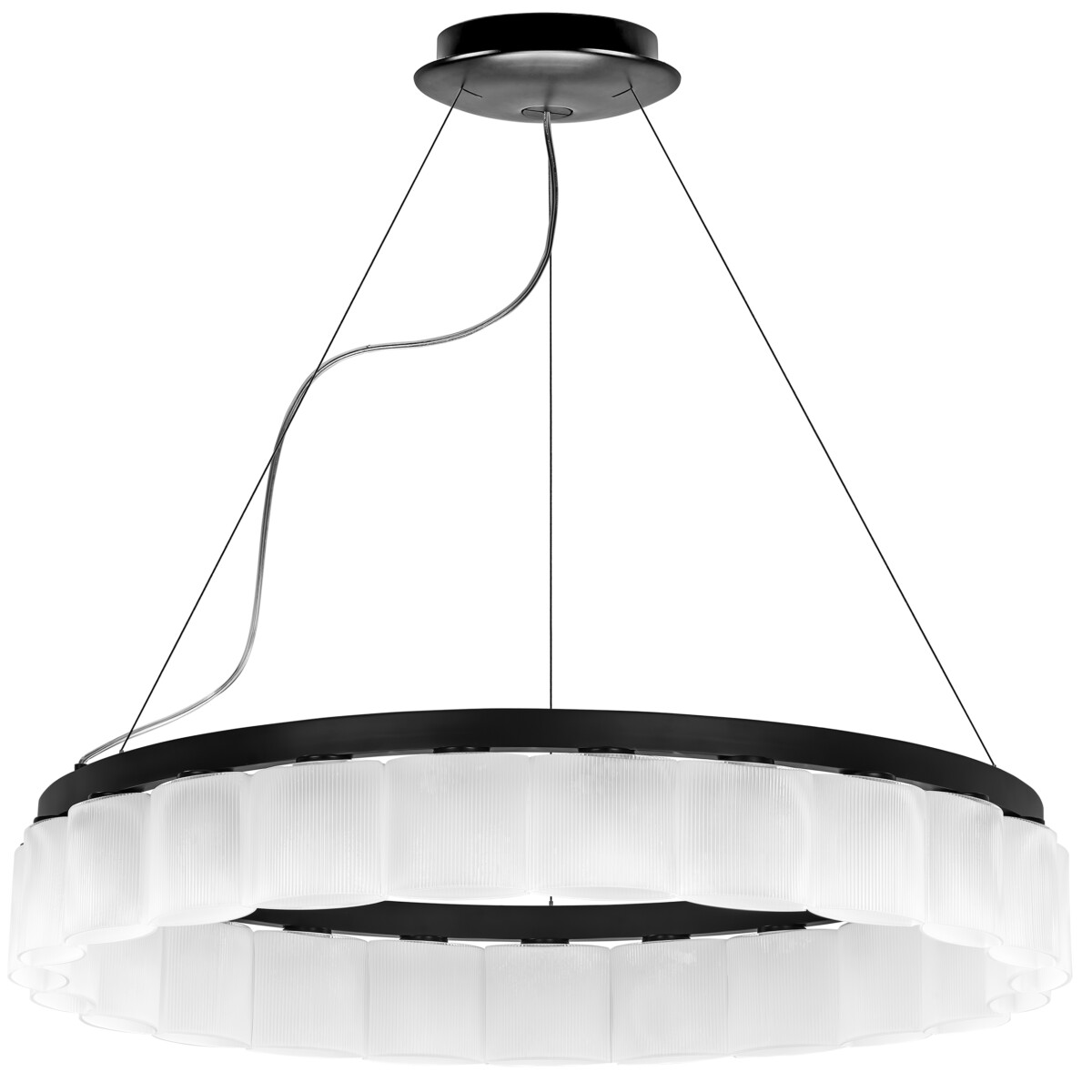 в наличии 812236 Люстра NIBBLER 23х6W(Led) G9 ЧЕРНЫЙ/БЕЛЫЙ - купить в интернет-магазине Светильники Торг