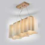 802135 Подвес NUBI LEGNO 3х40W E27 СВЕТЛОЕ ДЕРЕВО/БЕЛЫЙ — изображение 3