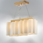 802135 Подвес NUBI LEGNO 3х40W E27 СВЕТЛОЕ ДЕРЕВО/БЕЛЫЙ — изображение 4