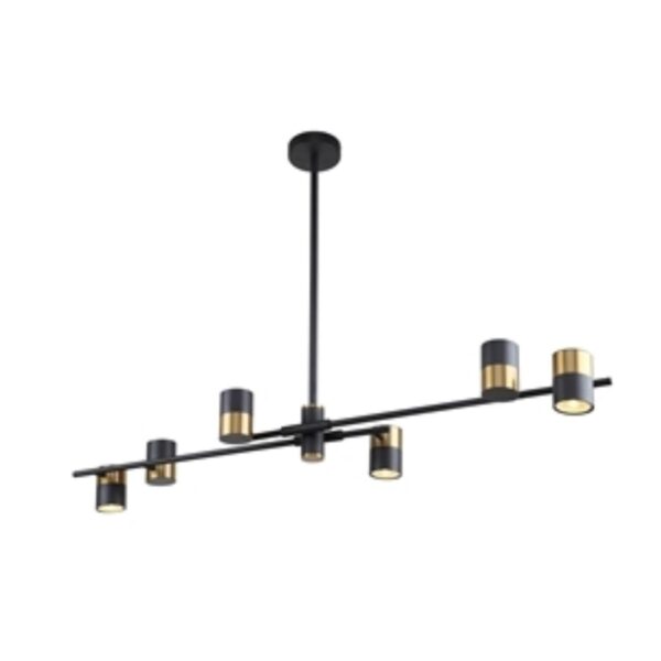 3092-6P, потолочная люстра, L965xW220xH325/725, 6xGU10x35W, excluded