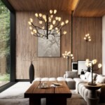 5090/18 MODERN ODL25 553 черный матовый/белый/фарфор Люстра G4 LED 18*5W GARDI — изображение 2