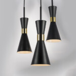 в наличии 816017 Люстра DUMO 1х40W E14 ЧЕРНЫЙ МАТОВЫЙ/ЗОЛОТО - купить в интернет-магазине Светильники Торг