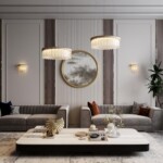 5091/80L L-VISION ODL25 555 золотой/стекло Люстра LED 80W 3700K 6796Лм CLEO — изображение 2