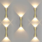 в наличии 4292/10WL HIGHTECH ODL22 437 золотистый/металл Настенный светильник IP20 LED 10W 536Лм 3000K ANIKA - купить в интернет-магазине Светильники Торг