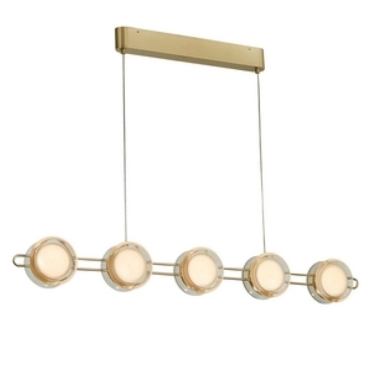 4334-10P, подвесная люстра, L950xW64xH175/1800, 10xLEDx4W, 3200LM, 4000K, included — изображение 1