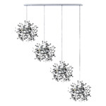 в наличии L4PL721134 Подвес четверной линейный EXTRA 4x3x5W(led) G9 (721134 - 4 + 572144 -1) ХРОМ - купить в интернет-магазине Светильники Торг